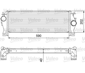 Интеркулер (охладител за въздуха на турбината) VALEO 818340