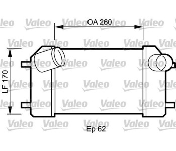 Интеркулер (охладител за въздуха на турбината) VALEO 818826