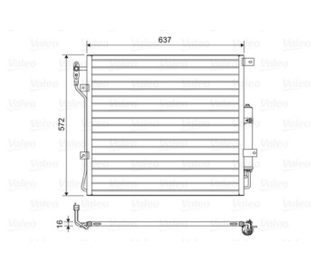 Кондензатор, климатизация VALEO 814200 за LAND ROVER DISCOVERY IV (L319) от 2009