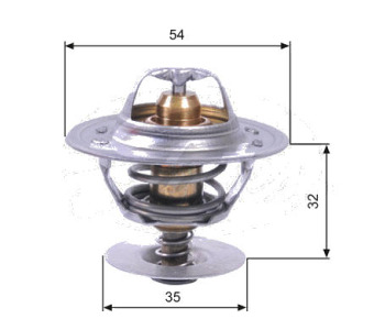 Термостат, охладителна течност GATES TH11287G1