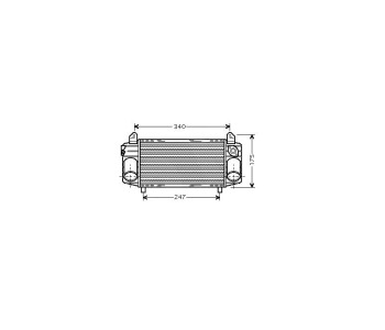 Интеркулер P.R.C за AUDI A2 (8Z0) от 2000 до 2005