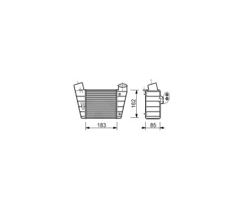 Интеркулер P.R.C за AUDI A3 (8L1) от 1996 до 2003