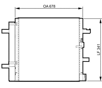 Кондензатор климатизации VALEO за AUDI A6 (4G2, C7, 4GC) от 2010 до 2018